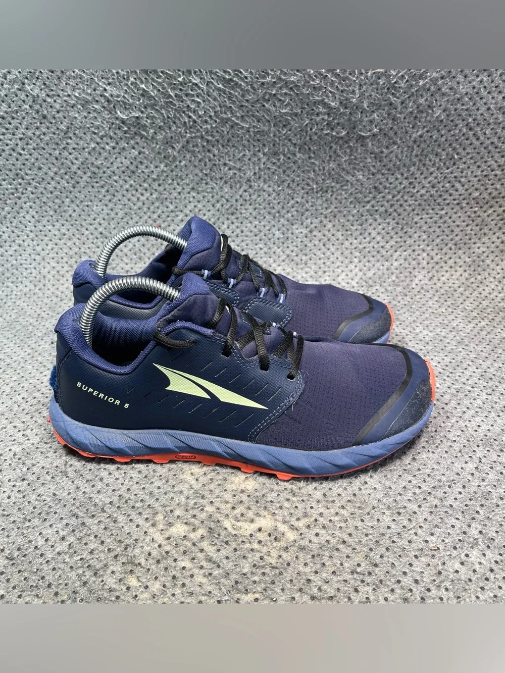 Altra Superior 5 Navy with Orange Accent Running Shoes